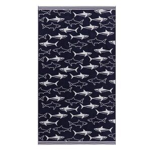 Brand New Sea Shark Ocean - Oversized Beach Towel (40" X 72")